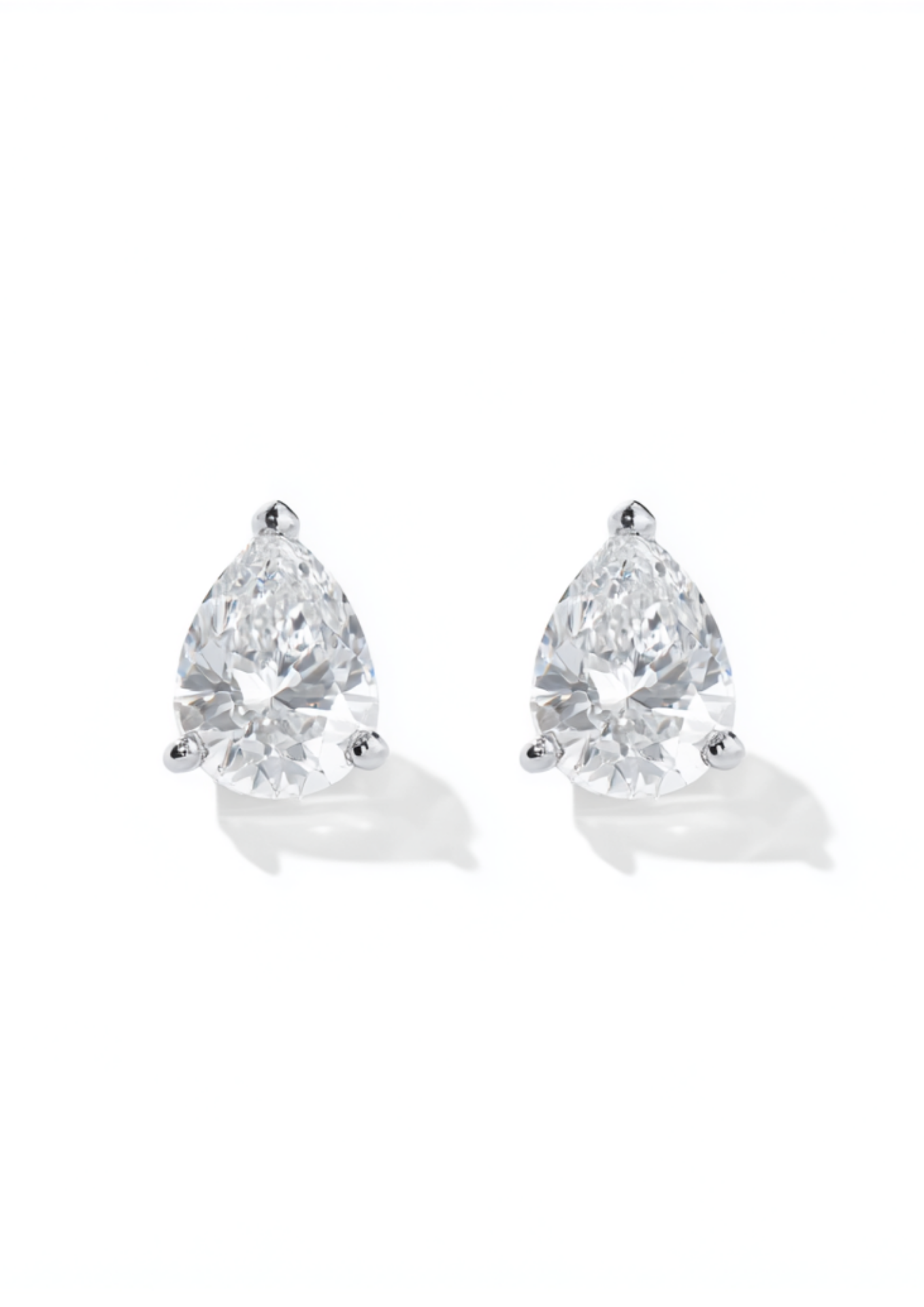 Pear Stud Earrings
