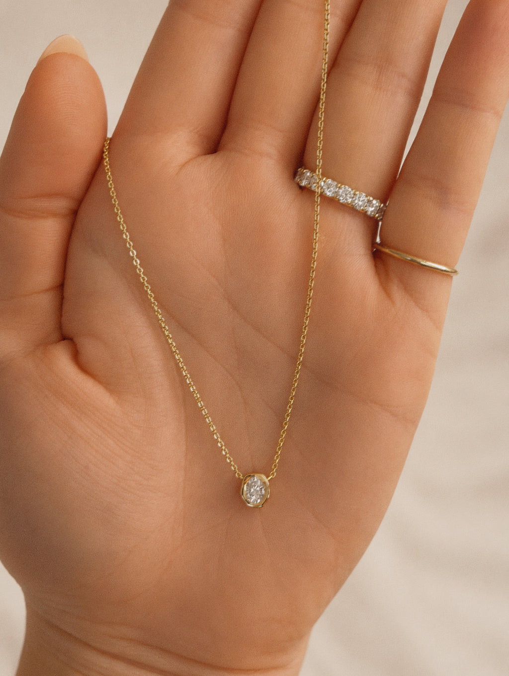 Daisy Diamond Necklace