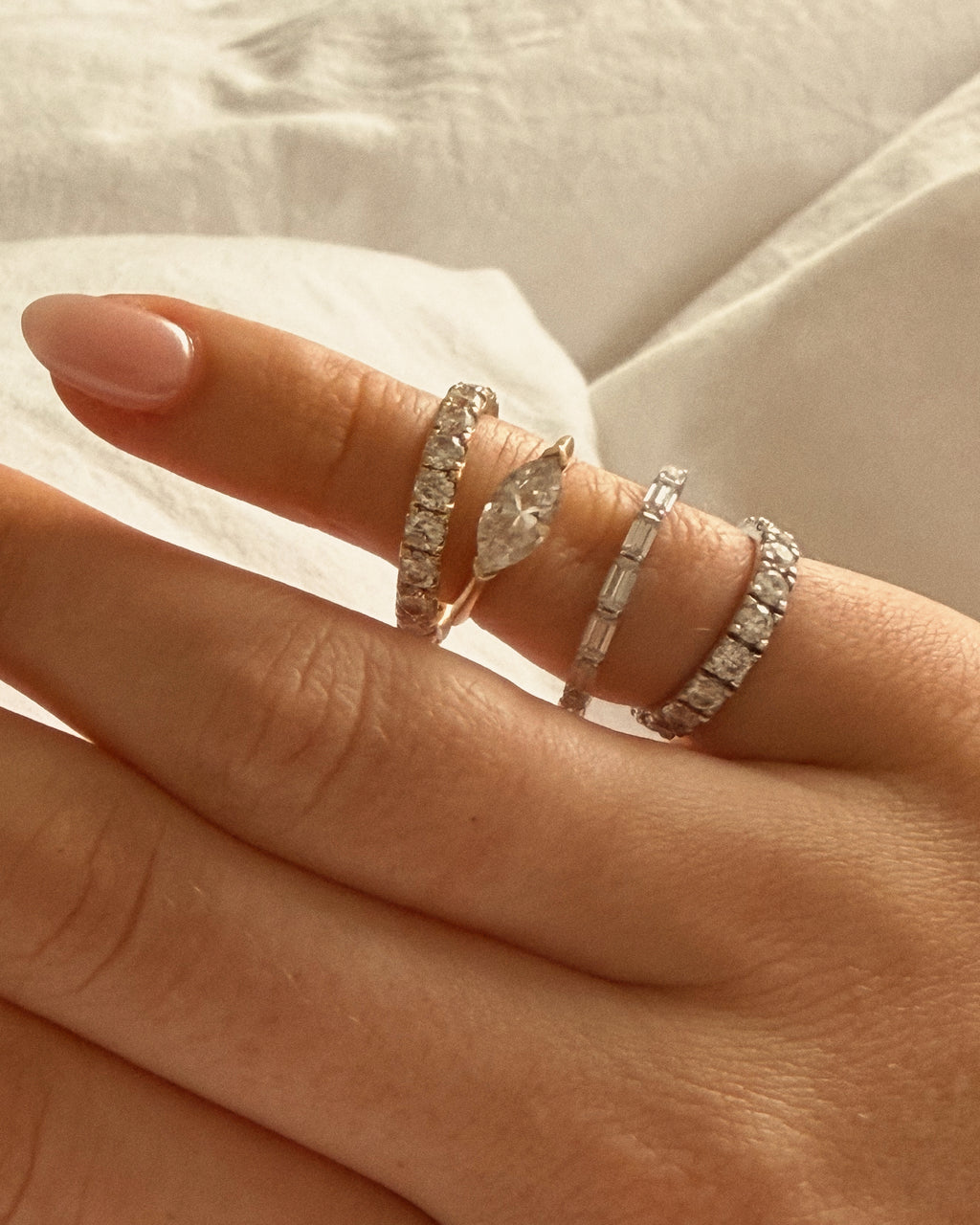 Emerald Eternity Band
