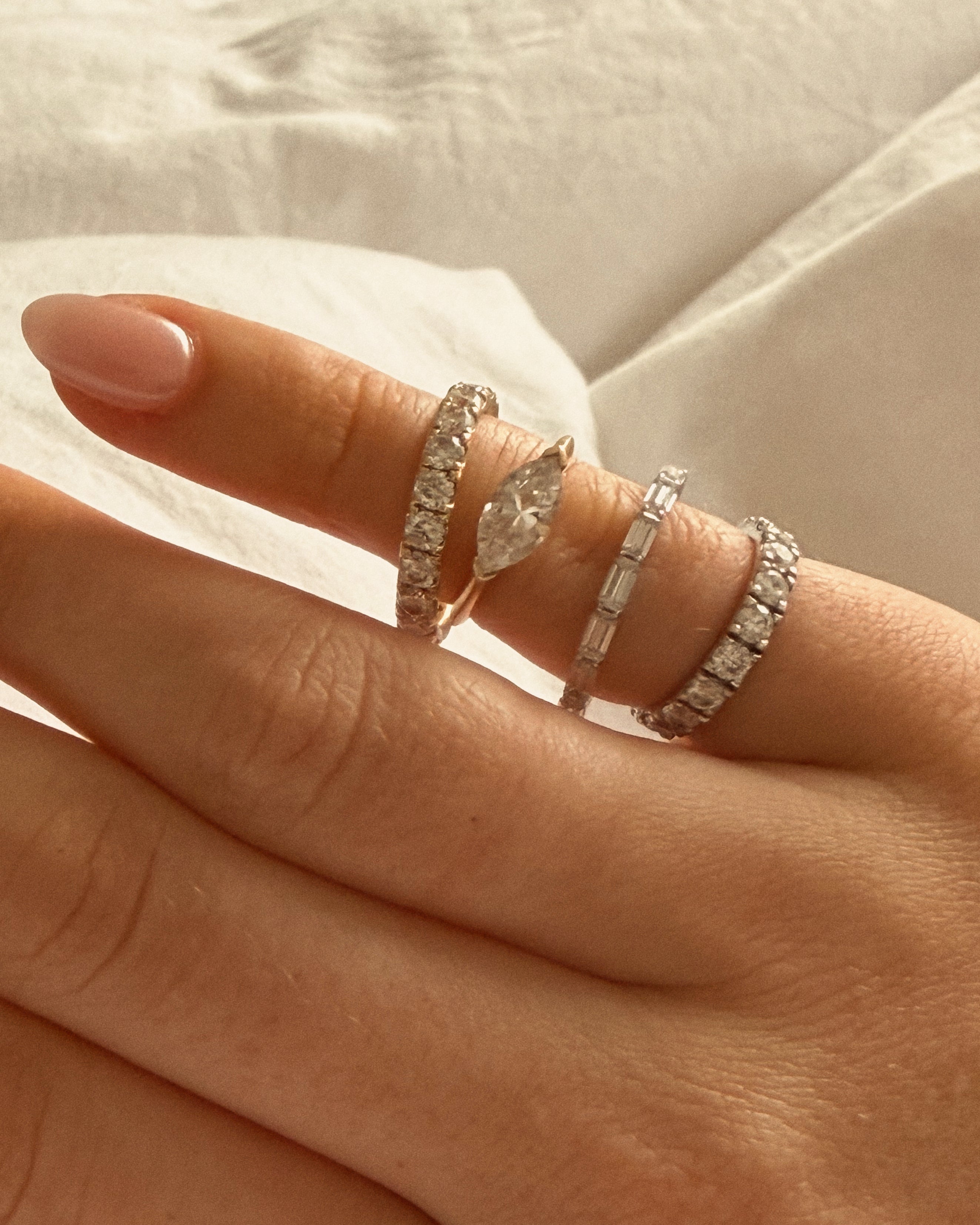 Emerald Eternity Band