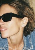 Oval Stud Earrings