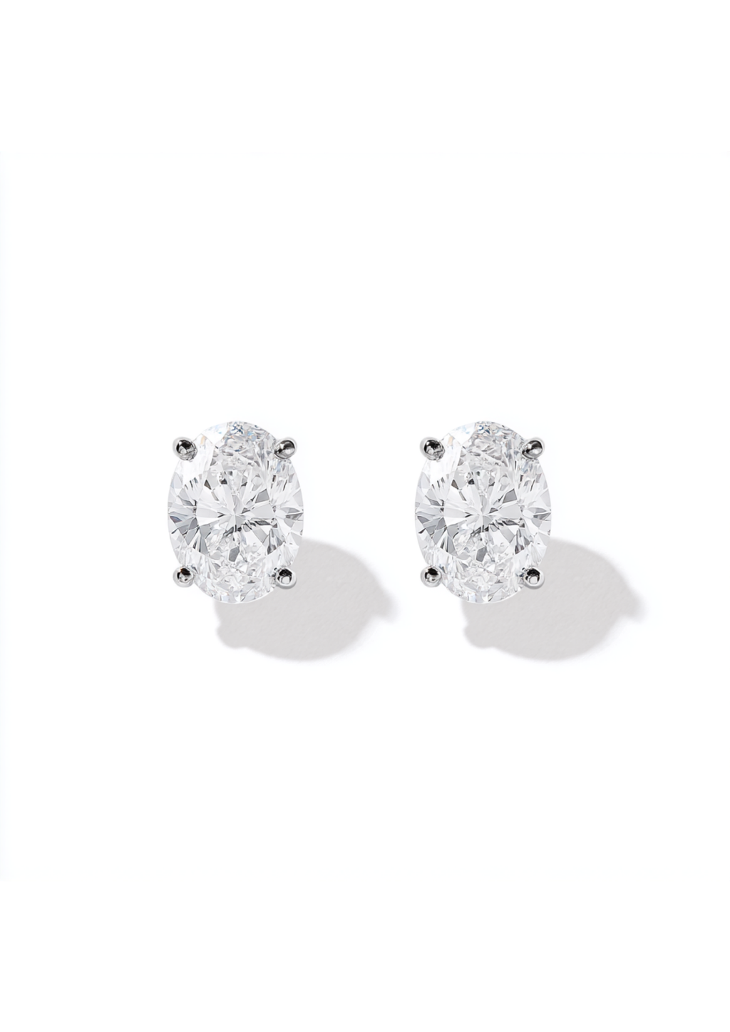 Oval Stud Earrings