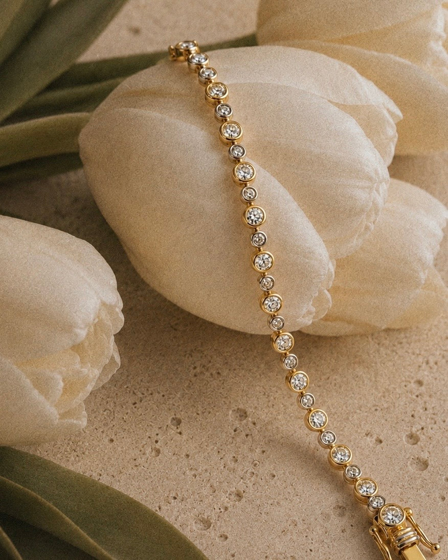 Penny Tennis Bracelet