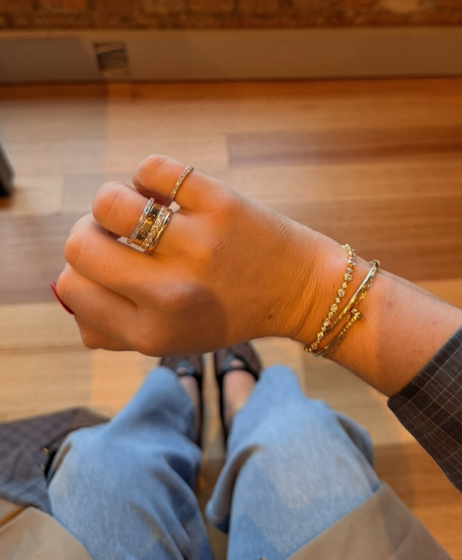 Penny Tennis Bracelet