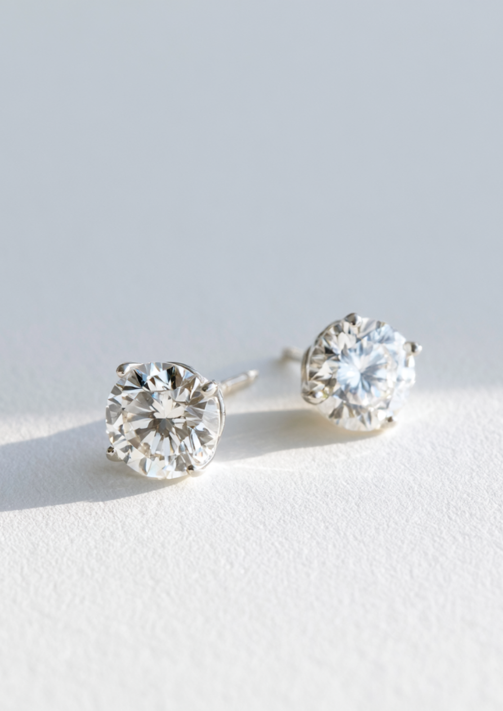 Round Stud Earrings