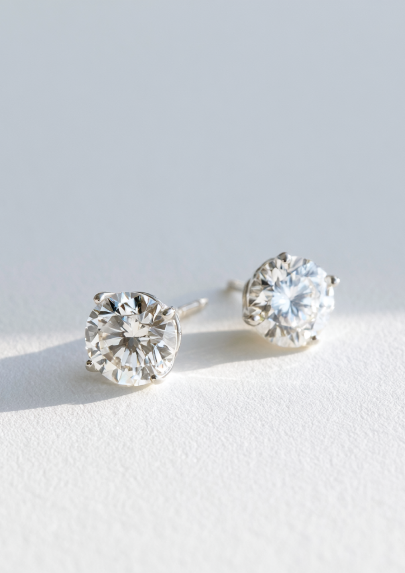 Round Stud Earrings