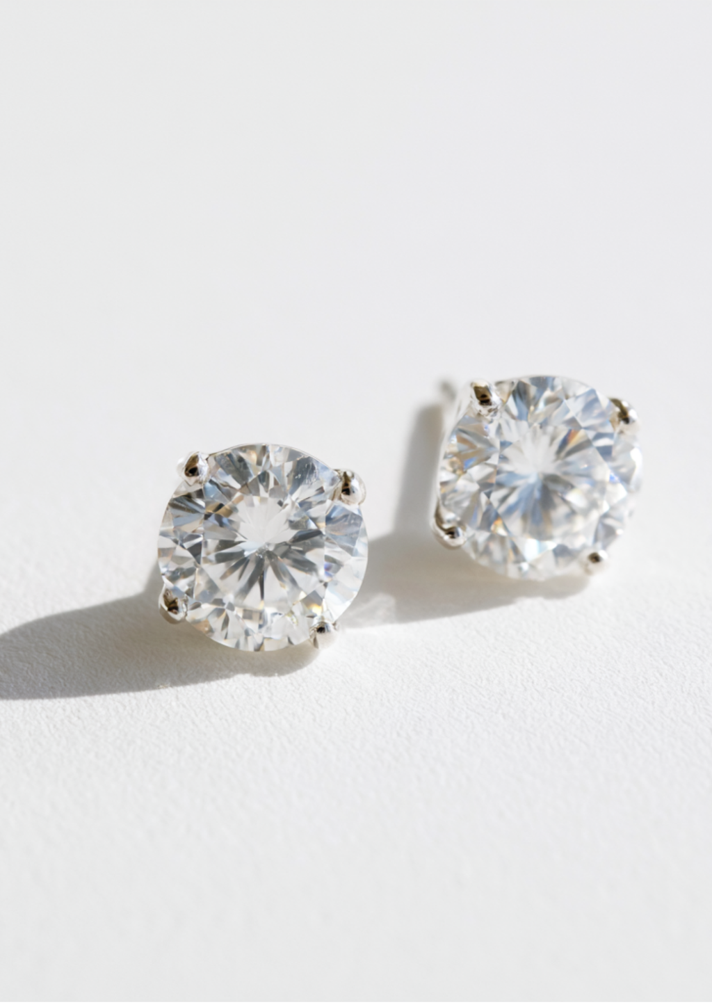 Round Stud Earrings