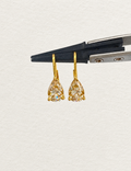 Violet Pear Earrings