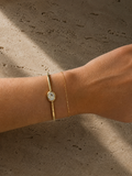 Olive Bezel Cuff