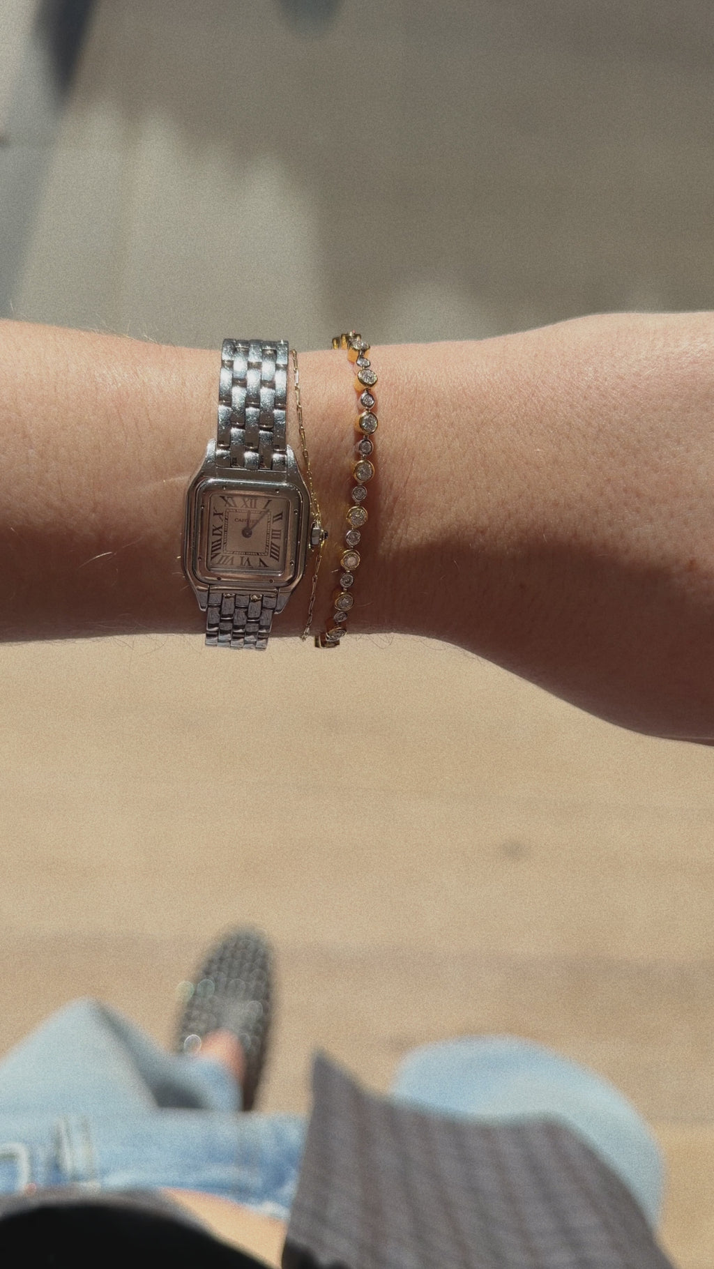 Penny Tennis Bracelet