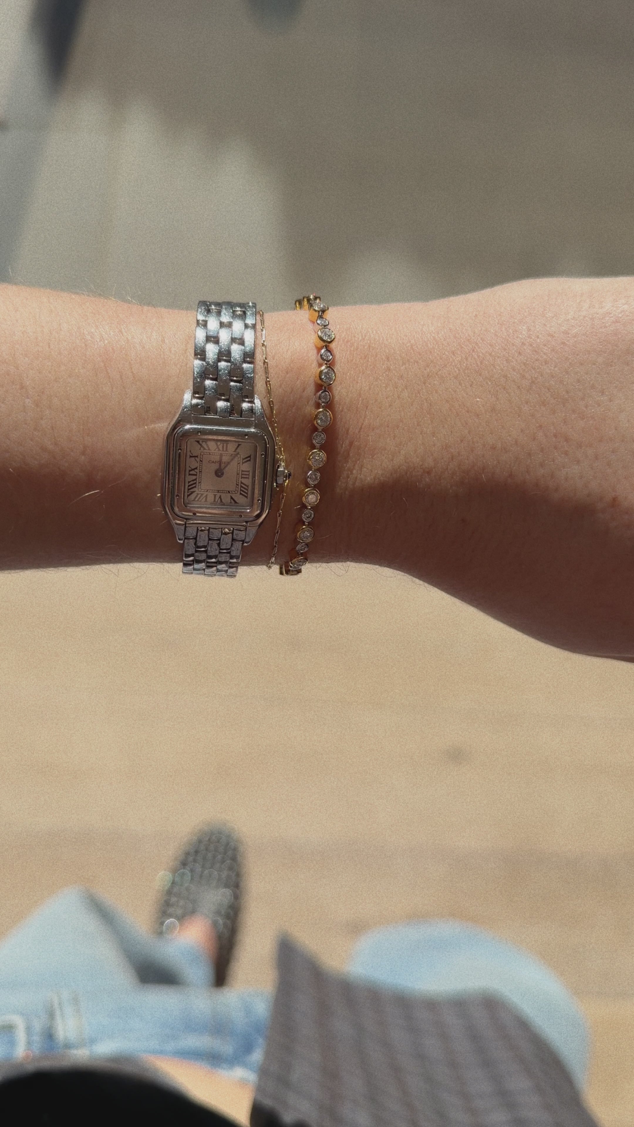 Penny Tennis Bracelet