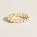 Round Bezel Eternity Band