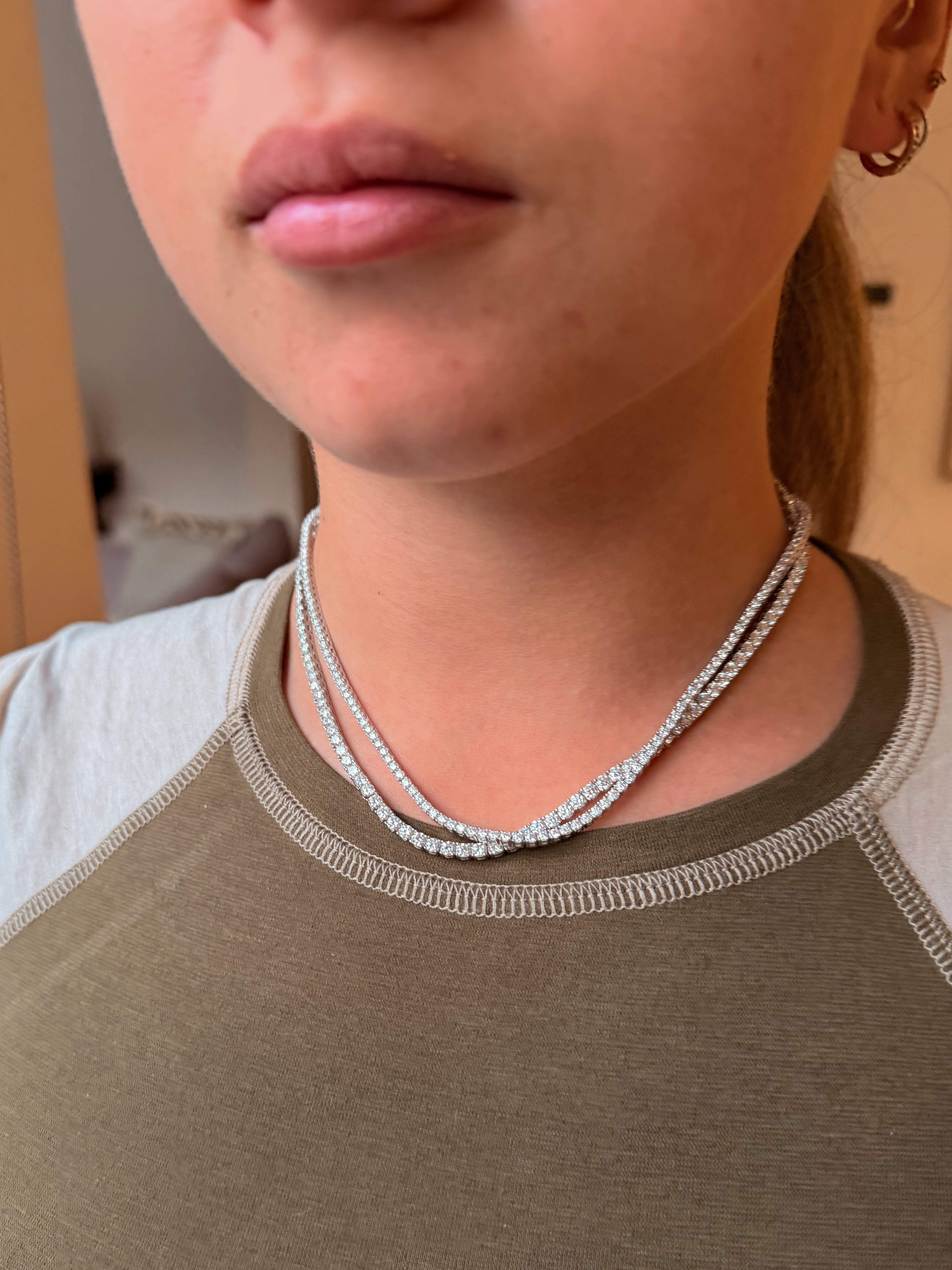 Signature Baby Tennis Necklace